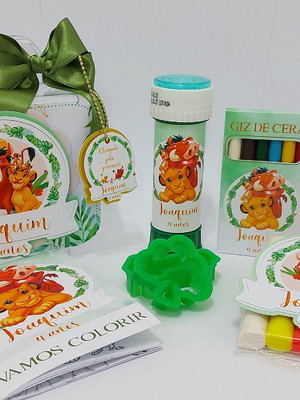 Kit diversão na maletinha rei leão