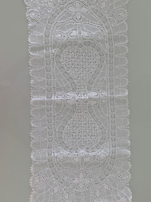 Caminho de mesa branco renda renascença 0,90m- string