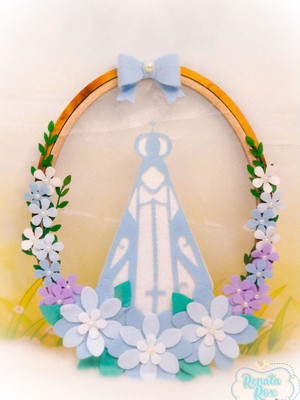 Quadro bastidor nossa senhora aparecida