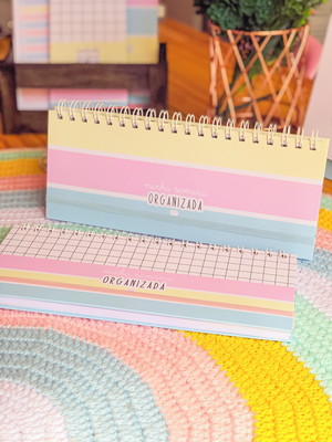 Desk planner personalizado!