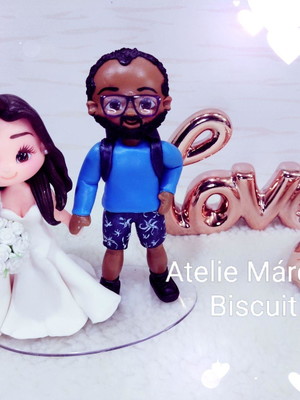 Casal de noivos personalizado