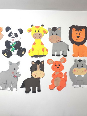Animais grandes de eva - safari - vendidos individualmente