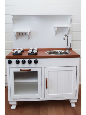 Cozinha infantil de madeira