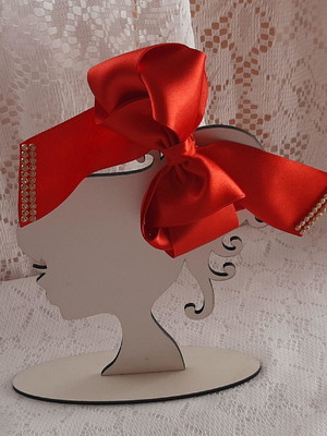 Laço infantil vermelho