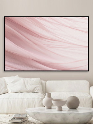 Quadro decorativo abstrato rosê rosa moderno elegante