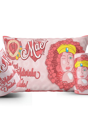 Kit caneca e almofada dia das mães 46