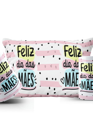 Kit caneca e almofada dia das mães 79
