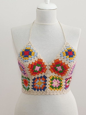 Top / cropped crochê