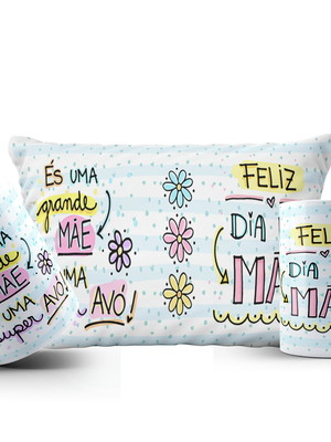 Kit caneca e almofada dia das mães 122