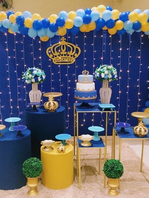 Decoração realeza menino
