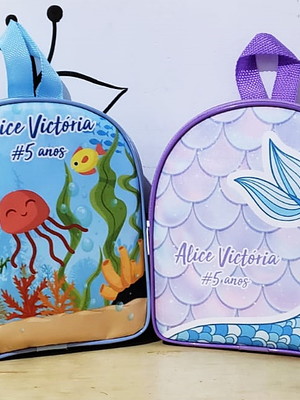 Mochila personalizada realeza 23x19