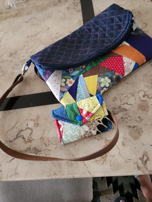 Bolsa em patchwork