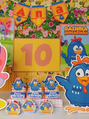 Kit bolinho galinha pintadinha