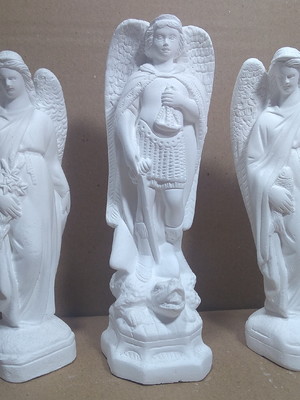 Imagem são miguel são rafael são gabriel kit com 3 arcanjos