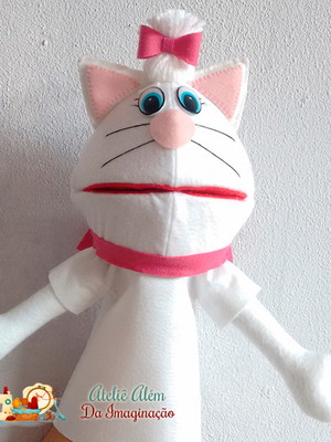 Fantoche linha infantil - gatinha