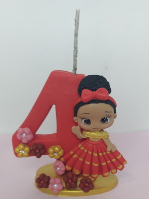 Vela encanto dolores número 4