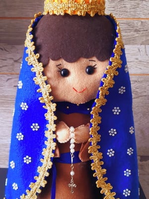 Nossa senhora aparecida em feltro