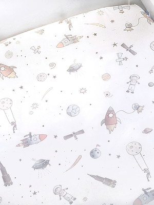 Lençol de elástico viúva espaço branco