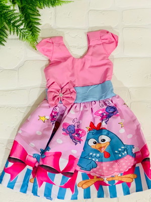 Vestido temático galinha pintadinha