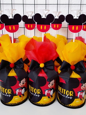 Centros de mesa mickey