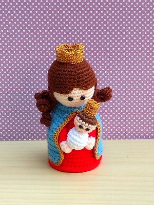 Nossa senhora auxiliadora amigurumi