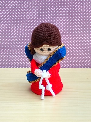 Nossa senhora desatadora dos nós amigurumi
