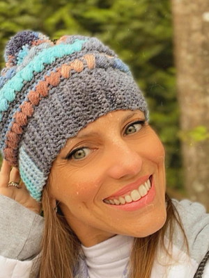 Gorro pop blue