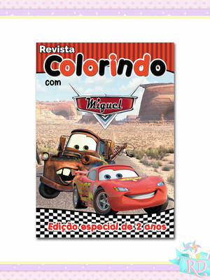 Livrinho de colorir carros