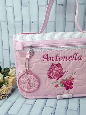 Maleta porta fralda com trocador personalizado
