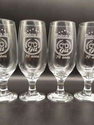 Taça de cerveja chopp personalizada laser