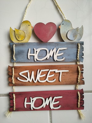 Placa home sweet home