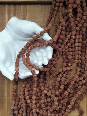 Colar japamala semente de rudraksha