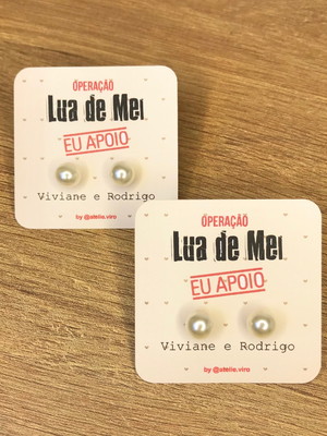 Card com brinco op lua de mel