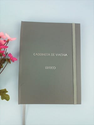 Caderneta de vacina hot stamping