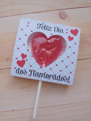 Pirulito brinde dia dos namorados