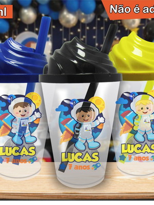 Copo chantilly personalizado astronauta mod. 3 - 300 ml