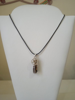 Colar talismã olho de tigre-cristal natural-estrela de davi