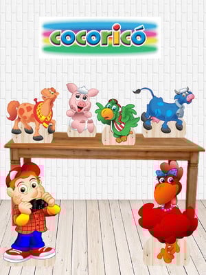 Kit display cocorico - mdf