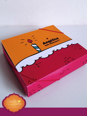 Caixa talento aniversário