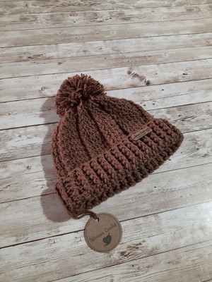 Gorro de crochê - infantil