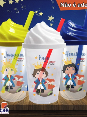 Copo chantilly personalizado pequeno príncipe - 500 ml
