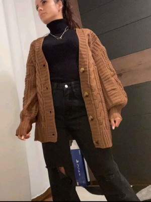 Suéter de tricô feminino