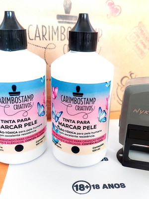 Carimbo automático para carimbar na pele