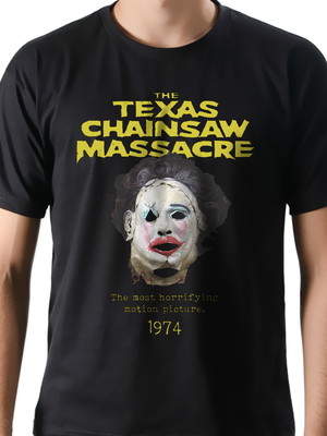 Camiseta camisa filme terror o massacre da serra elétrica