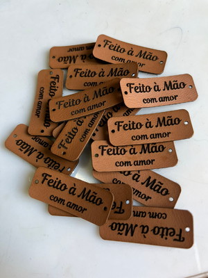 120 etiqueta couro crochês, cachepôs, patchwork frete grátis