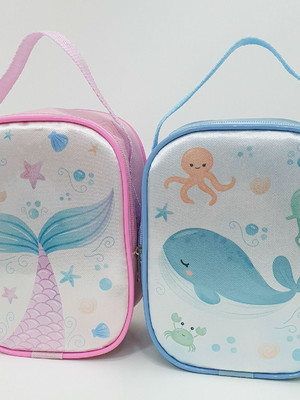 Bolsa personalizada sereia fundo do mar