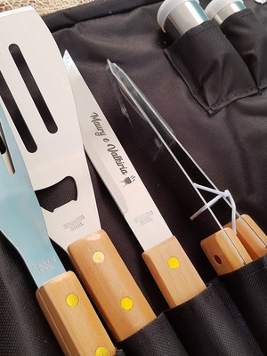 Kit churrasco avental 05184