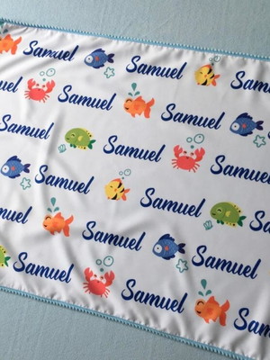 Canga toalha infantil personalizada