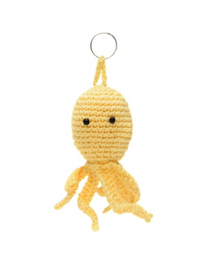 Chaveiro polvo em amigurumi
