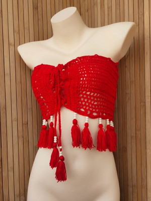 Top / cropped crochê